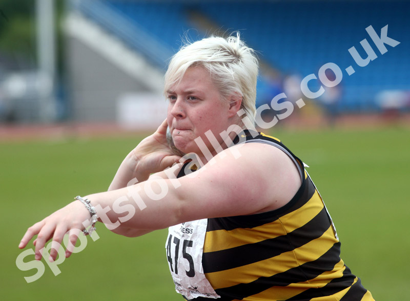 Tyne Breen (Blaydon) under-20 shot putt, Northern Championships, Sport City, Manchester